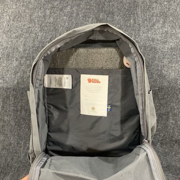 Fjallraven Kanken Backpack grey laptop school bag purse EUC - Picture 5 of 10